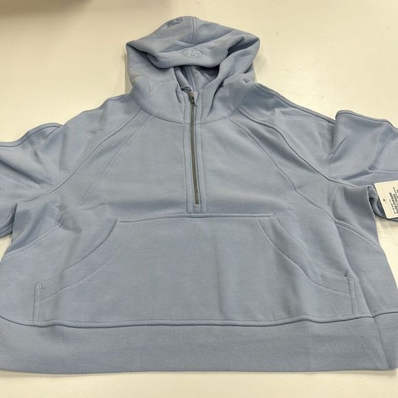 Brand New ⚡️ lululemon Scuba Oversized Half Zip - Blue Linen XL/XXL - Picture 2 of 3